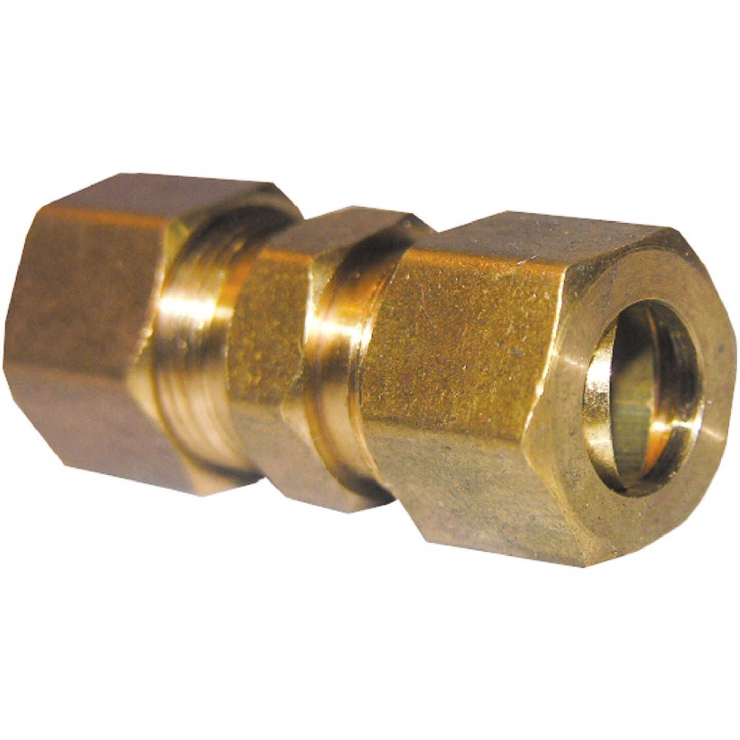 Lasco 3/8 In. x 1/4 In. Brass Reducing Compression Union Image 1
