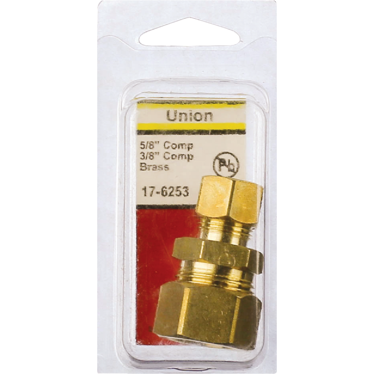 Lasco 5/8 In. x 3/8 In. Brass Reducing Compression Union Image 2