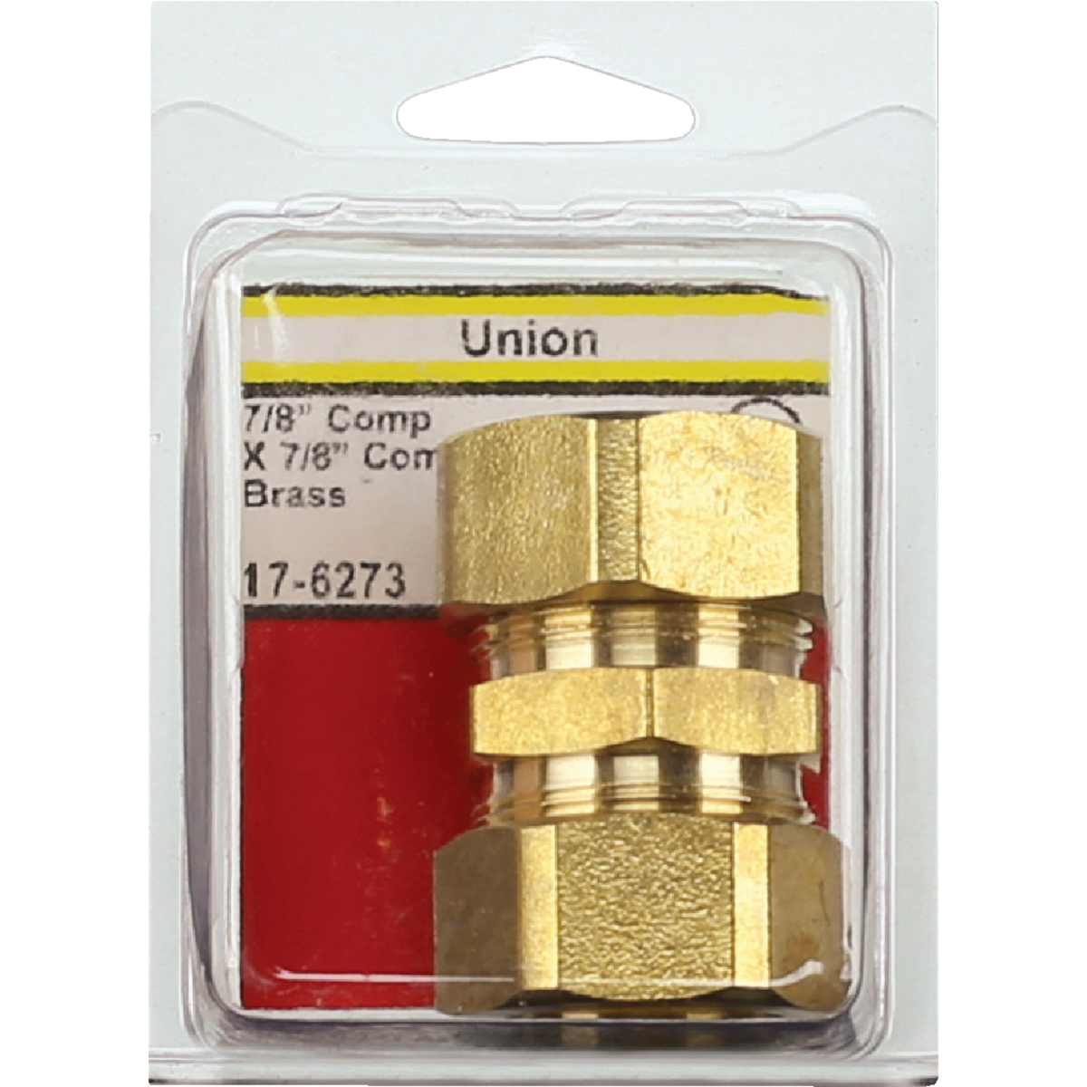 Lasco 7/8 In. x 7/8 In. Brass Compression Union Image 2