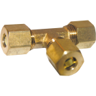 Lasco 3/8 In. x 3/8 In. x 1/4 In. Compression Brass Tee Image 1