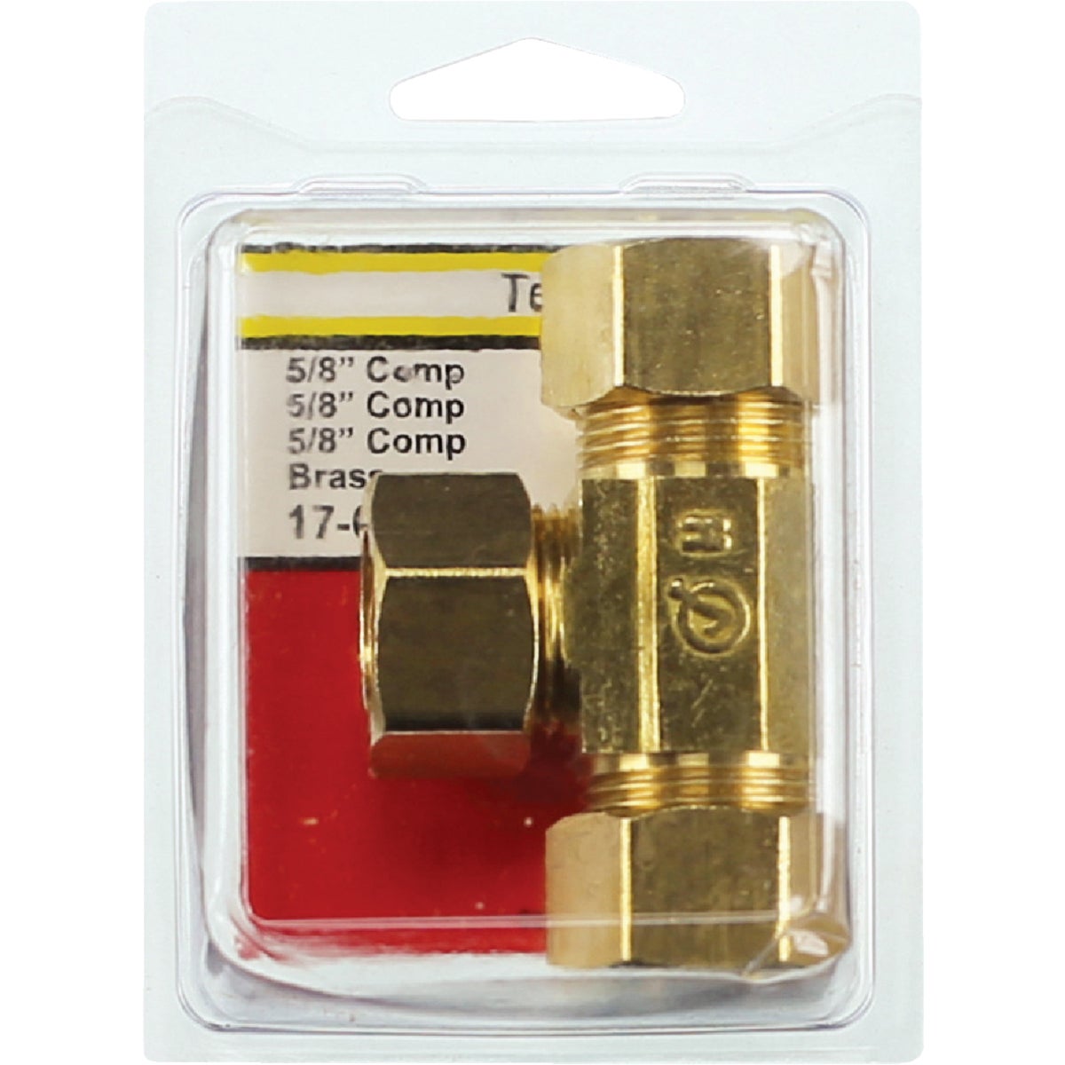 Lasco 5/8 In. x 5/8 In. x 5/8 In. Compression Brass Tee Image 2
