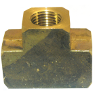 Lasco 1/8 In. FPT Yellow Brass Tee Image 1