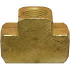 Lasco 3/8 In. FPT Yellow Brass Tee Image 1