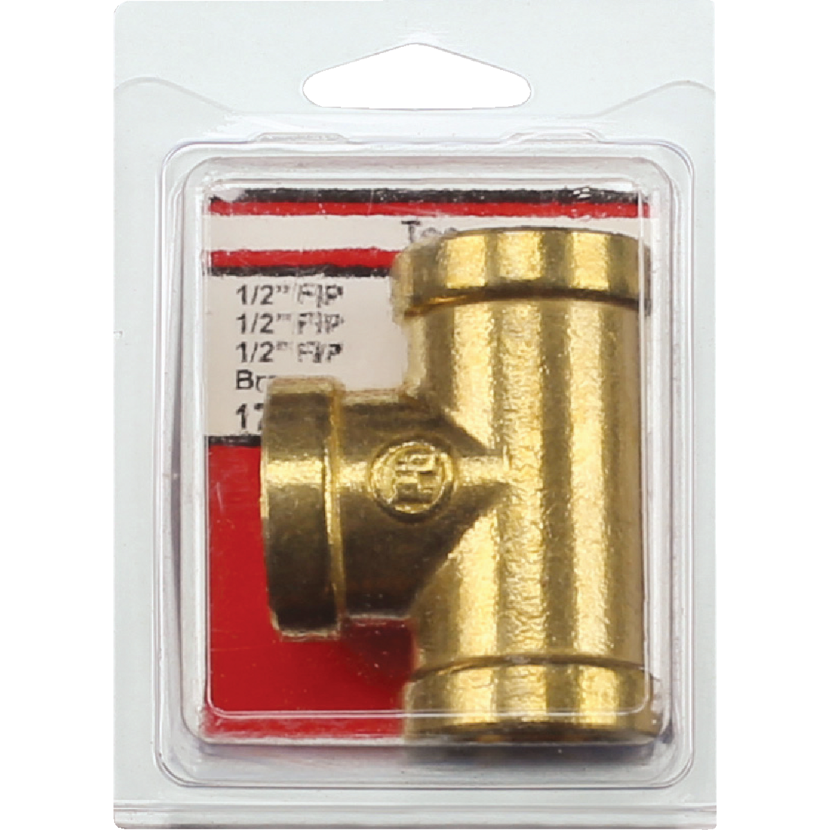 Lasco 1/2 In. FPT Yellow Brass Tee Image 2