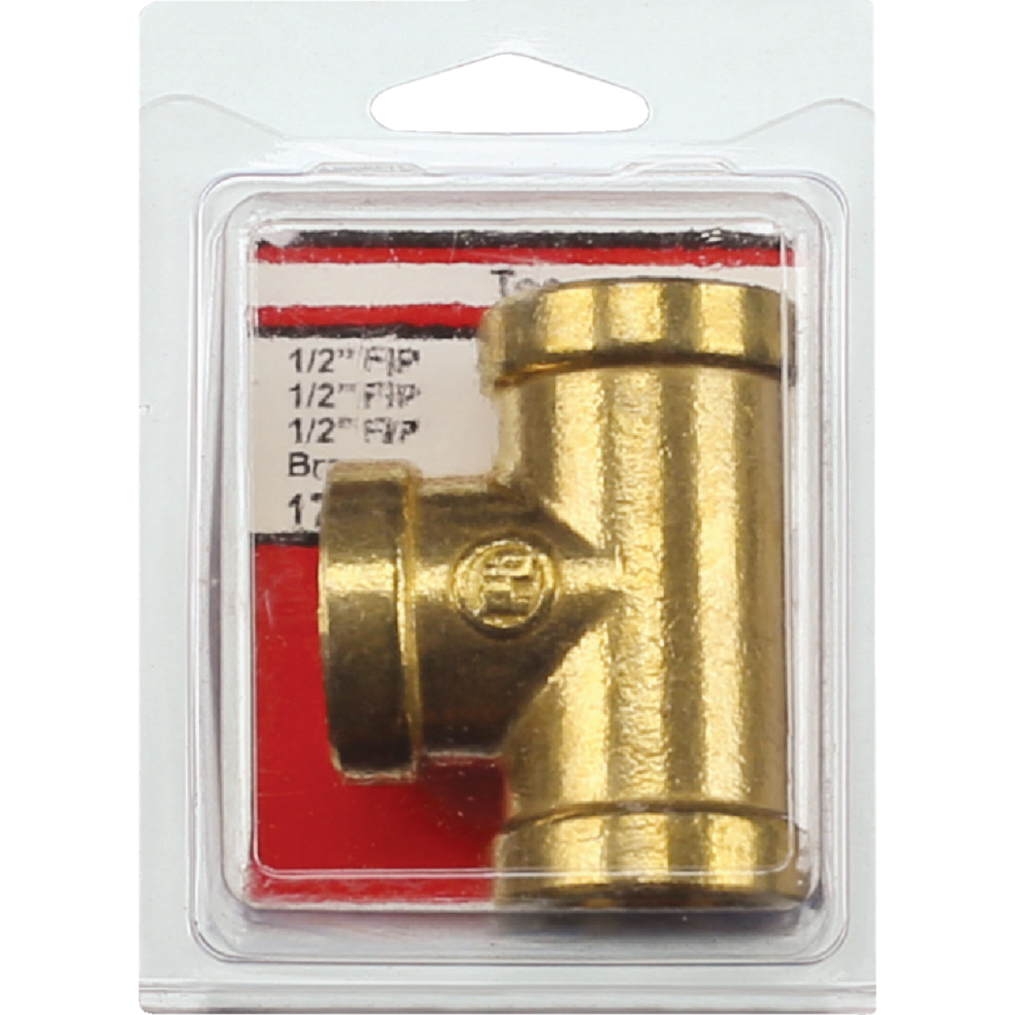 Lasco 1/2 In. FPT Yellow Brass Tee Image 2