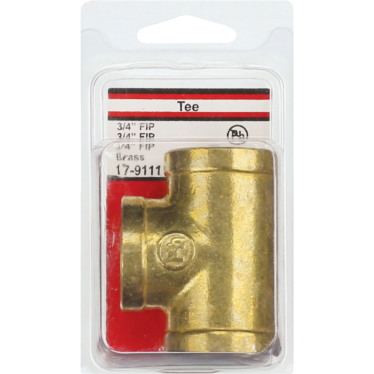 Lasco 3/4 In. FPT Yellow Brass Tee Image 2