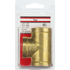 Lasco 3/4 In. FPT Yellow Brass Tee Image 2