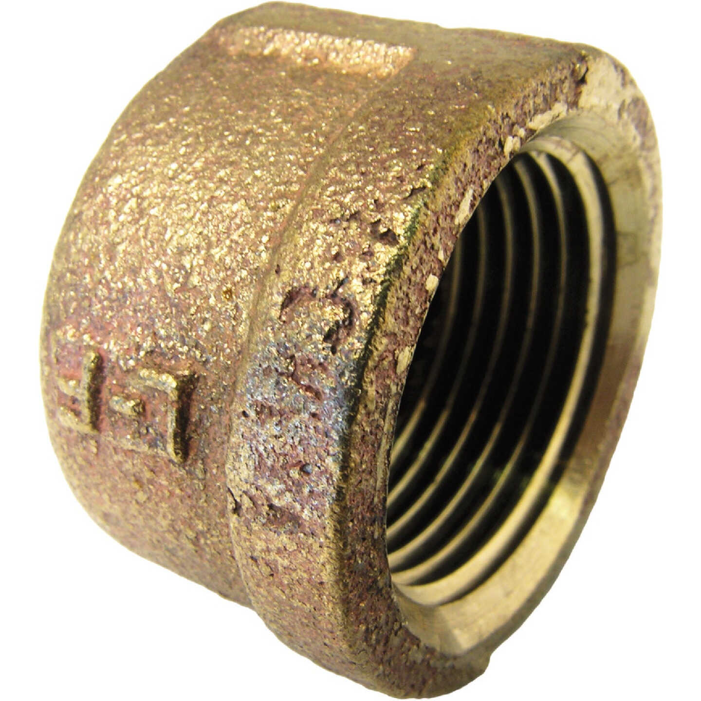 Lasco 3/4 In. Red Brass Threaded Pipe Cap Image 1