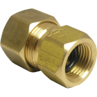 Lasco 1/4 In. FC x 3/8 In. MC Brass Compression Adapter Image 1