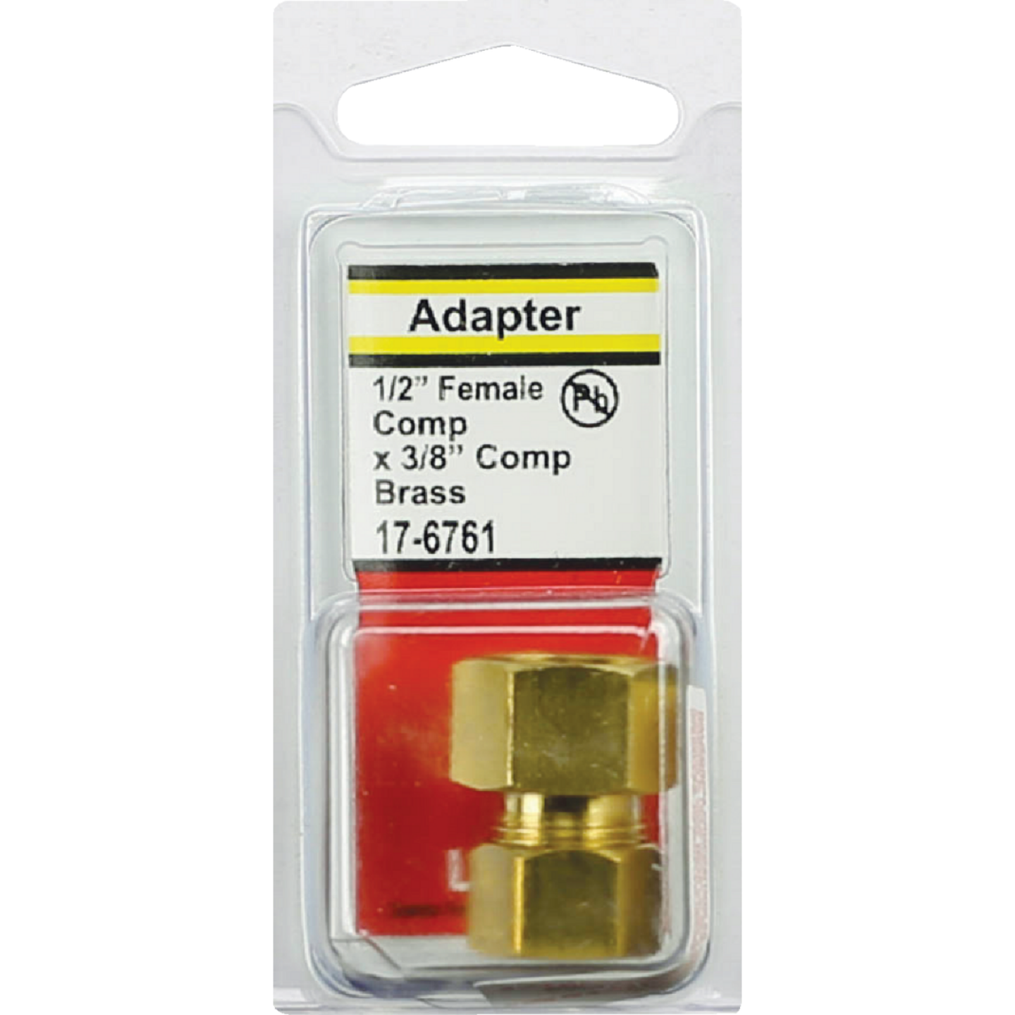 Lasco 1/2 In. FC x 3/8 In. MC Brass Compression Adapter Image 2