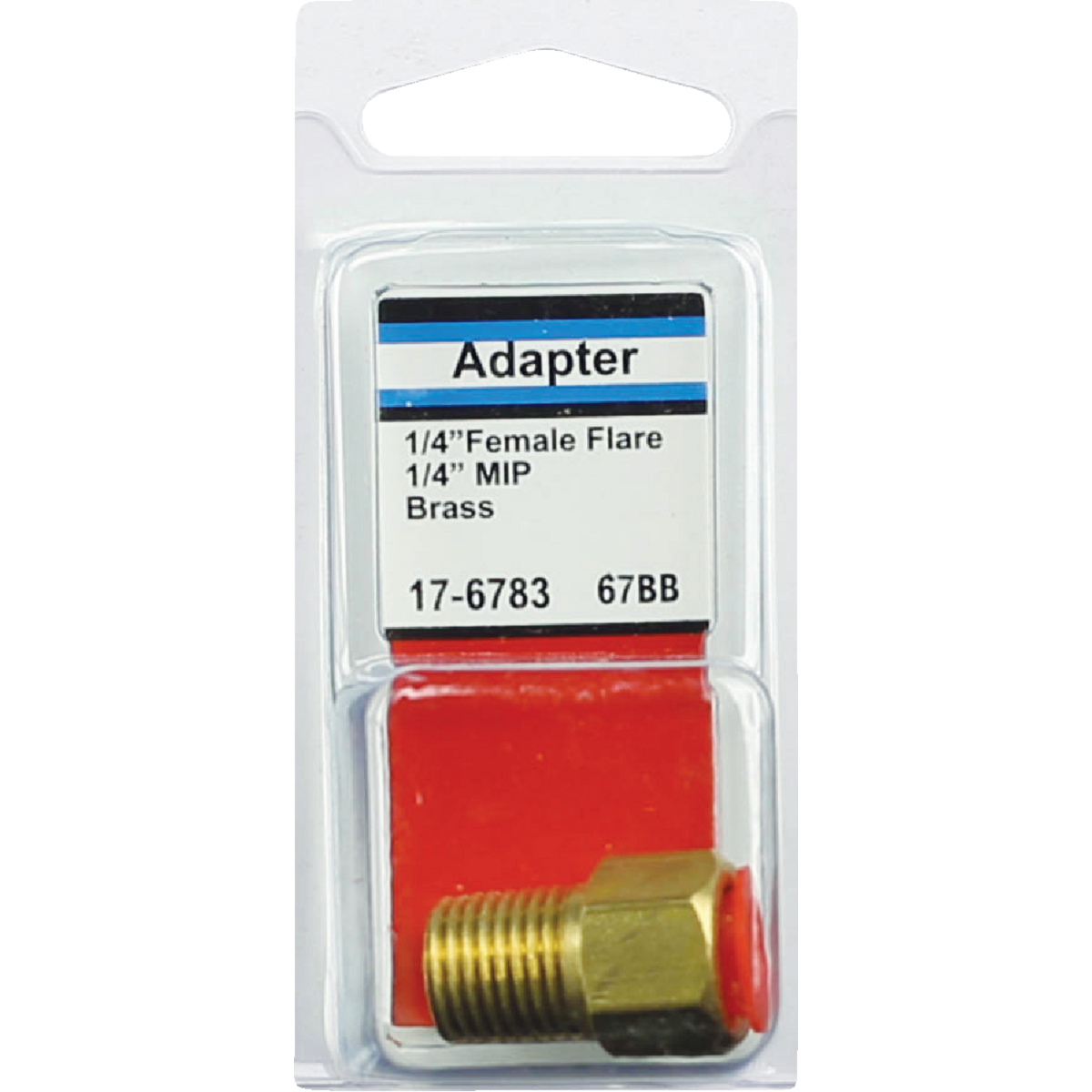 Lasco 1/4 In. F x 1/4 In. MPT Brass Flare Adapter Image 2