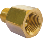 Lasco 3/8 In. F x 1/4 In. MPT Brass Flare Adapter Image 1