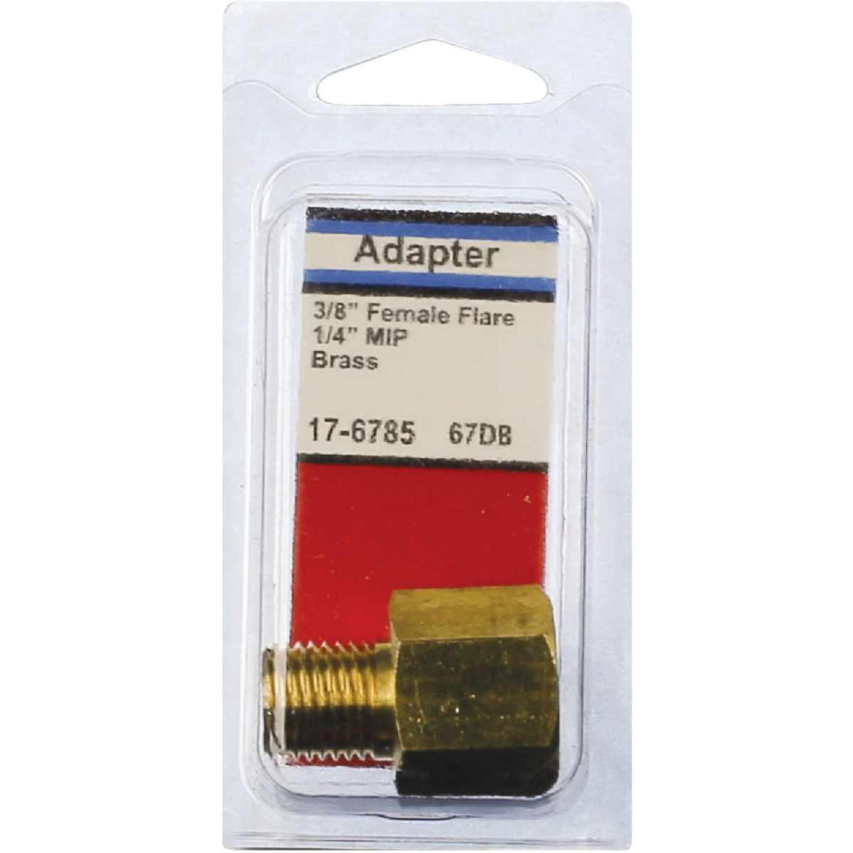 Lasco 3/8 In. F x 1/4 In. MPT Brass Flare Adapter Image 2