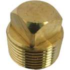 Lasco 3/4 In. MPT Brass Square Head Plug Image 1
