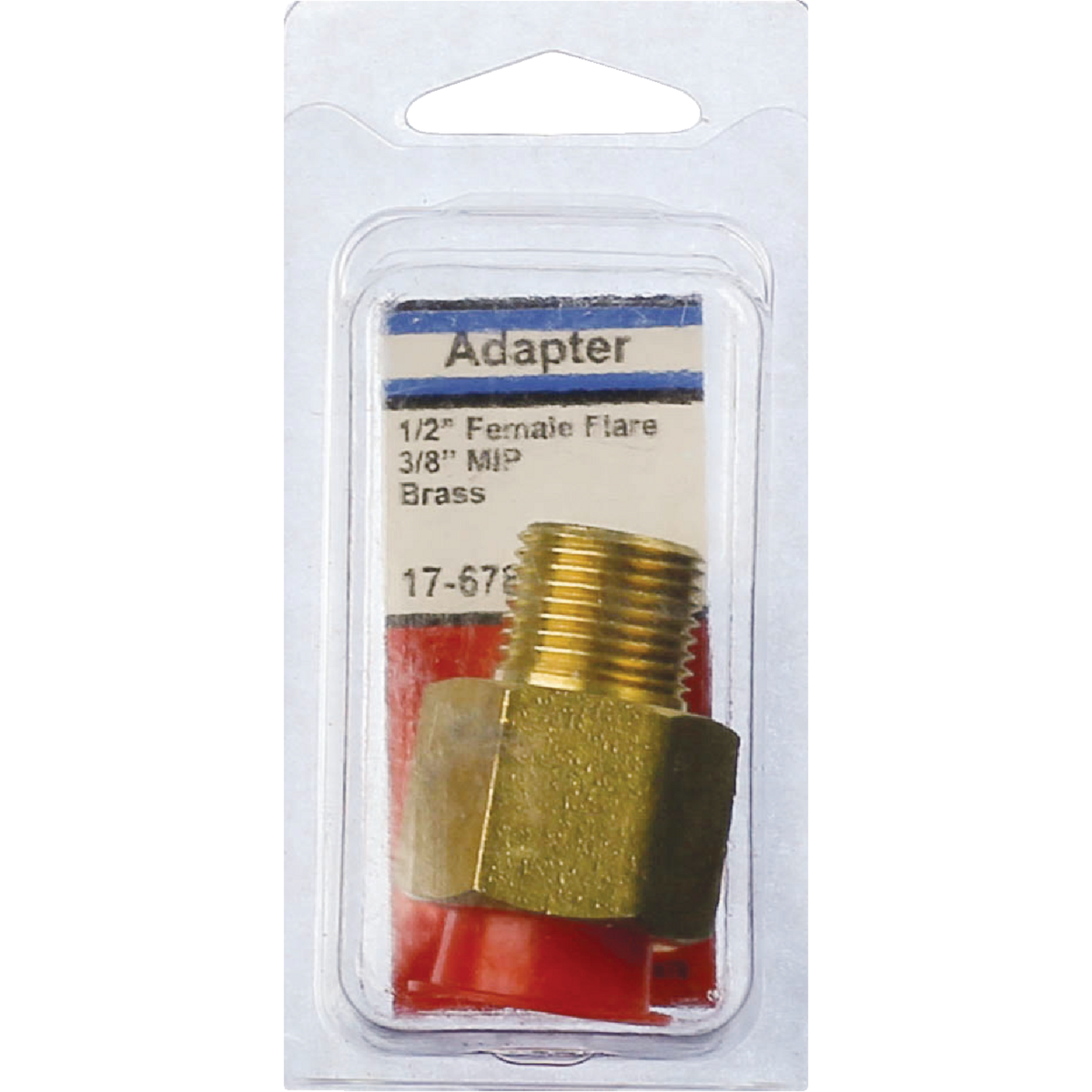 Lasco 1/2 In. F x 3/8 In. MPT Brass Flare Adapter Image 2