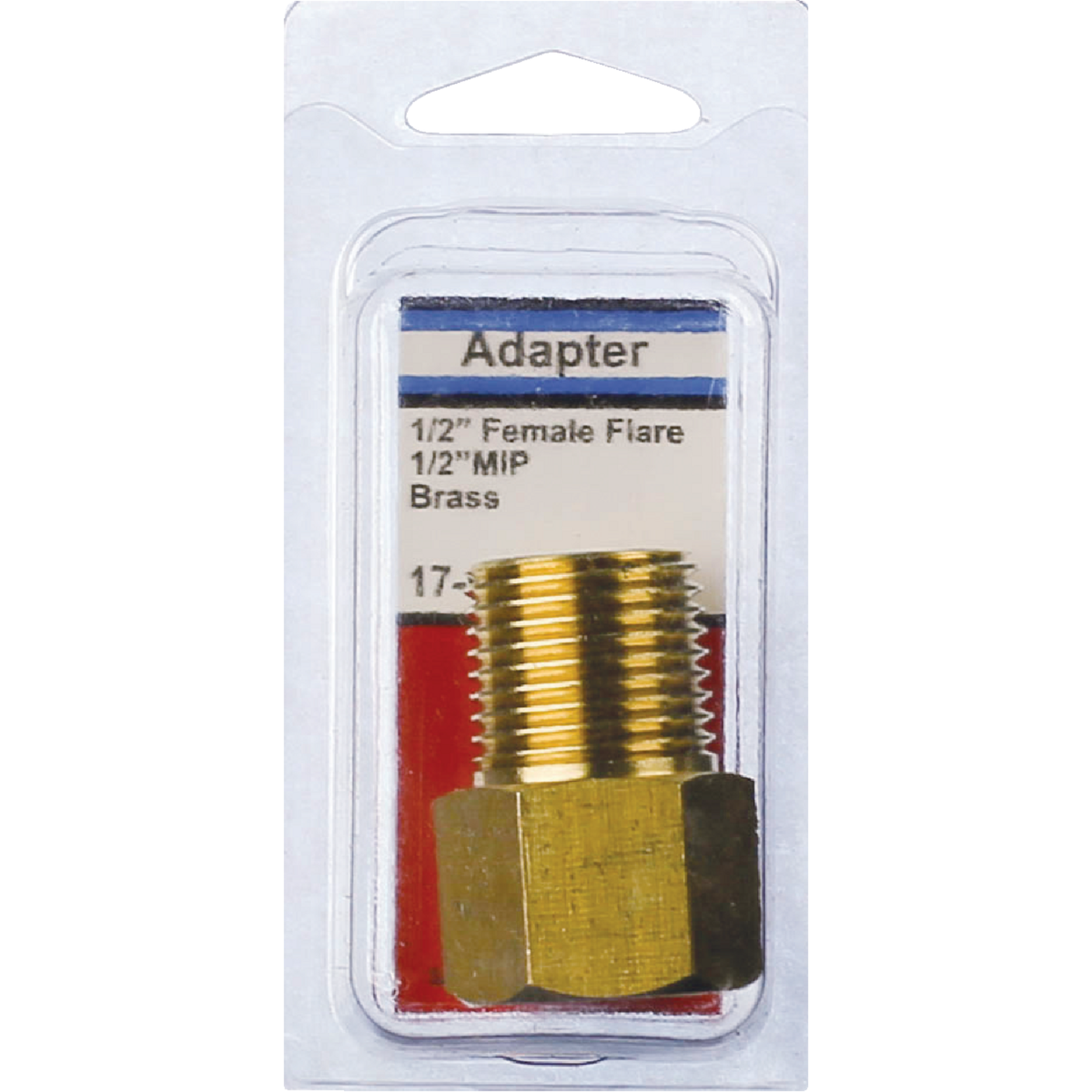 Lasco 1/2 In. F x 1/2 In. MPT Brass Flare Adapter Image 2