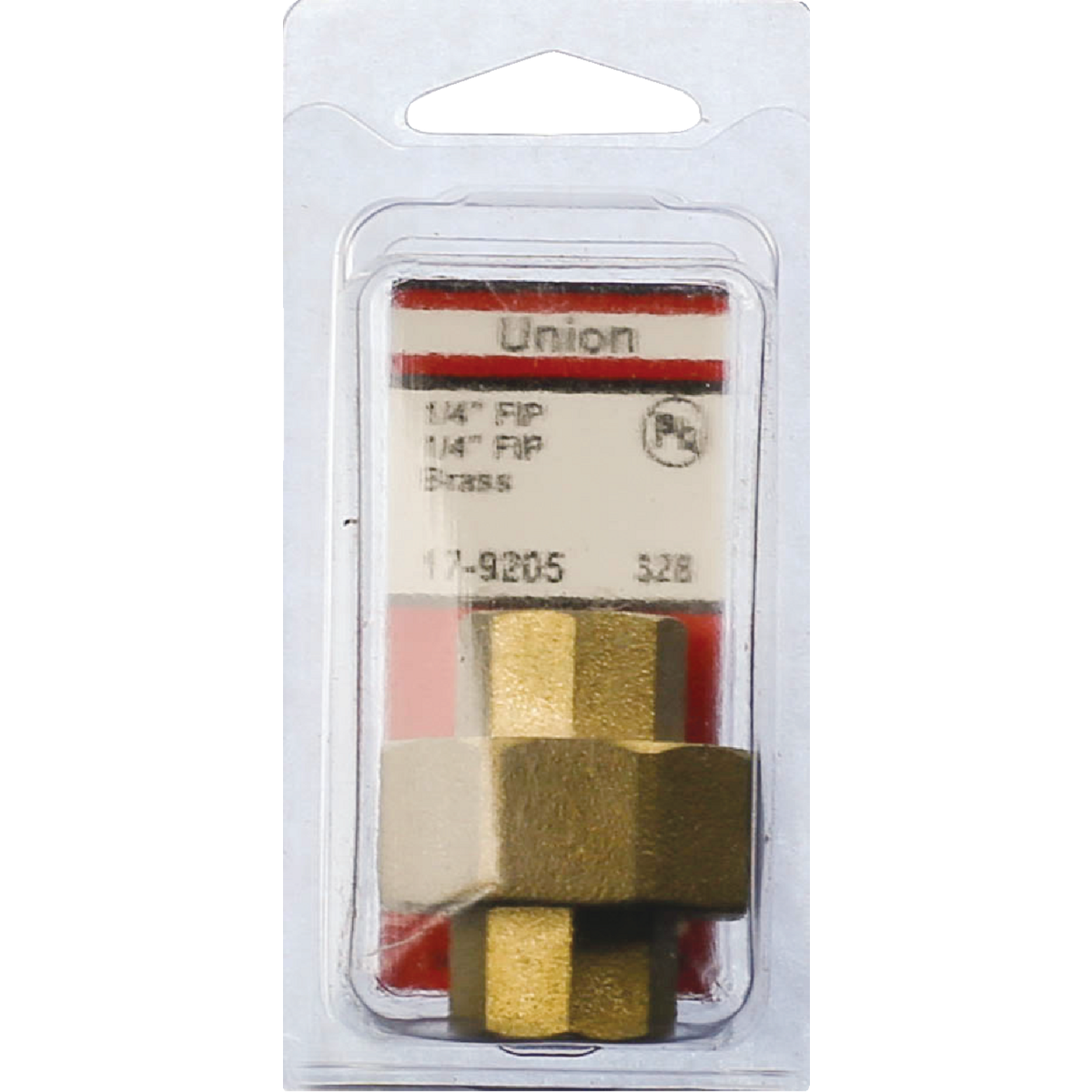 Lasco 1/4 In. FPT x 1/4 In. FPT Red Brass Threaded Union Image 2