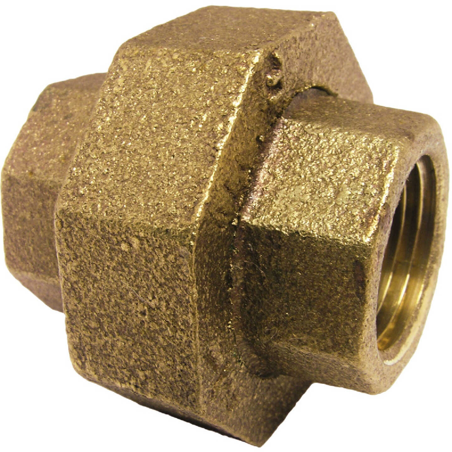 Lasco 1/2 In. FPT x 1/2 In. FPT Red Brass Threaded Union Image 1