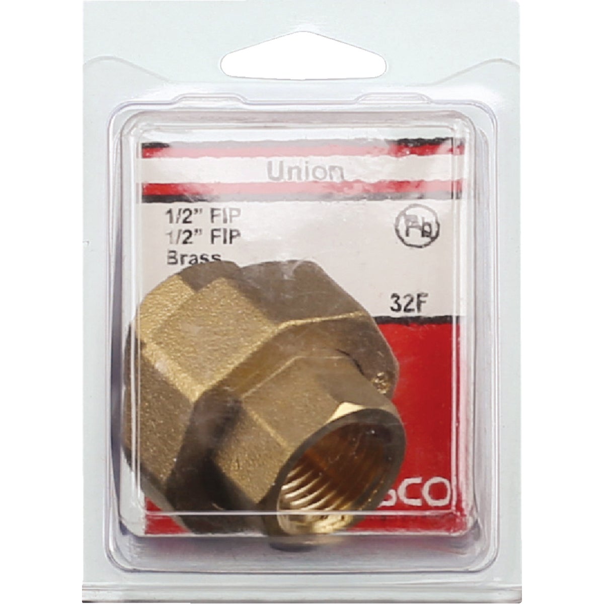 Lasco 1/2 In. FPT x 1/2 In. FPT Red Brass Threaded Union Image 2