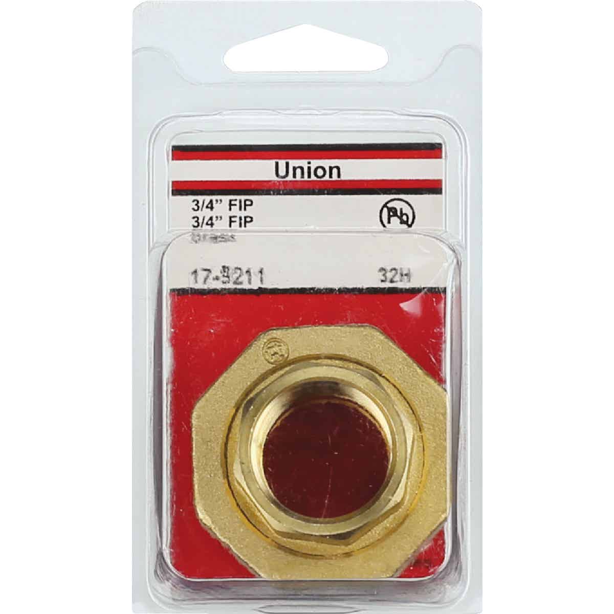 Lasco 3/4 In. FPT x 3/4 In. FPT Red Brass Threaded Union Image 2