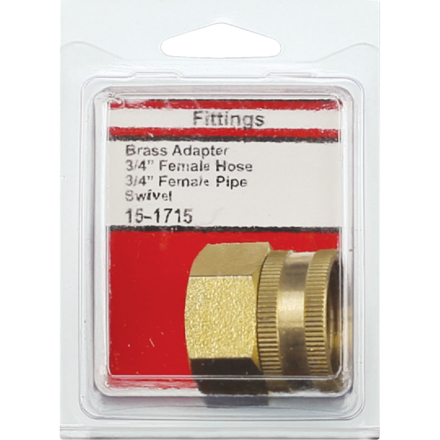 Lasco 3/4 In. FHT x 3/4 In. FPT Brass Adapter Image 2