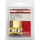 Lasco 3/4 In. FHT x 1/2 In. FPT Brass Adapter Image 2