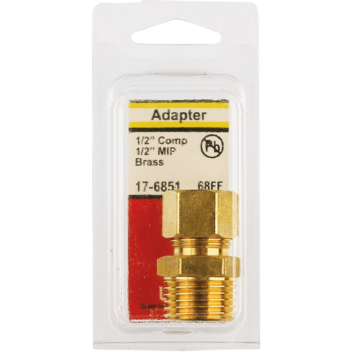 Lasco 1/2 In. C x 1/2 In. MPT Brass Compression Adapter Image 2