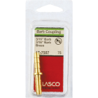 Lasco 3/16 In. Brass Hose Barb Coupling Image 2