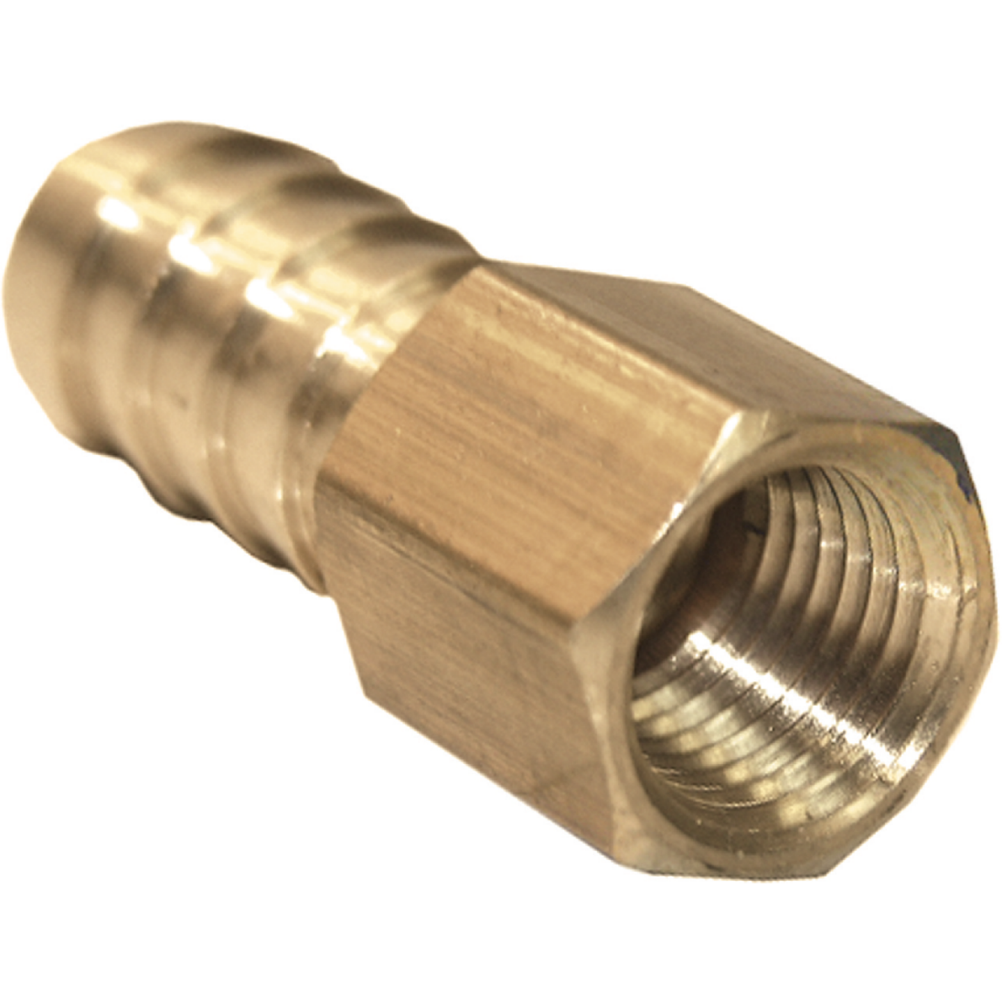 Lasco 3/8 In. FPT x 5/16 In. Brass Hose Barb Adapter Image 1