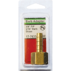 Lasco 3/8 In. FPT x 5/16 In. Brass Hose Barb Adapter Image 2