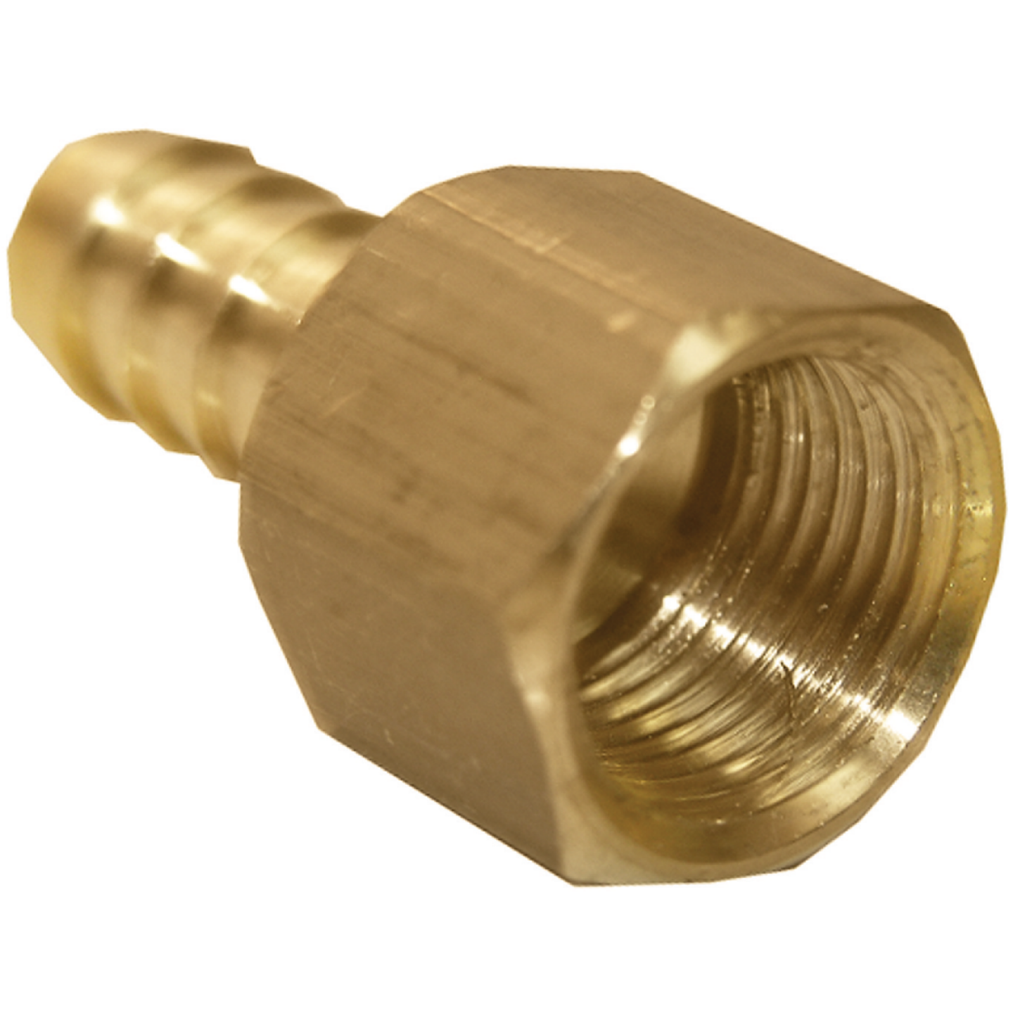 Lasco 3/8 In. FPT x 3/8 In. Brass Hose Barb Adapter Image 1