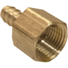 Lasco 3/8 In. FPT x 1/2 In. Brass Hose Barb Adapter Image 1