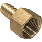 Lasco 1/2 In. FPT x 1/2 In. Brass Hose Barb Adapter Image 1