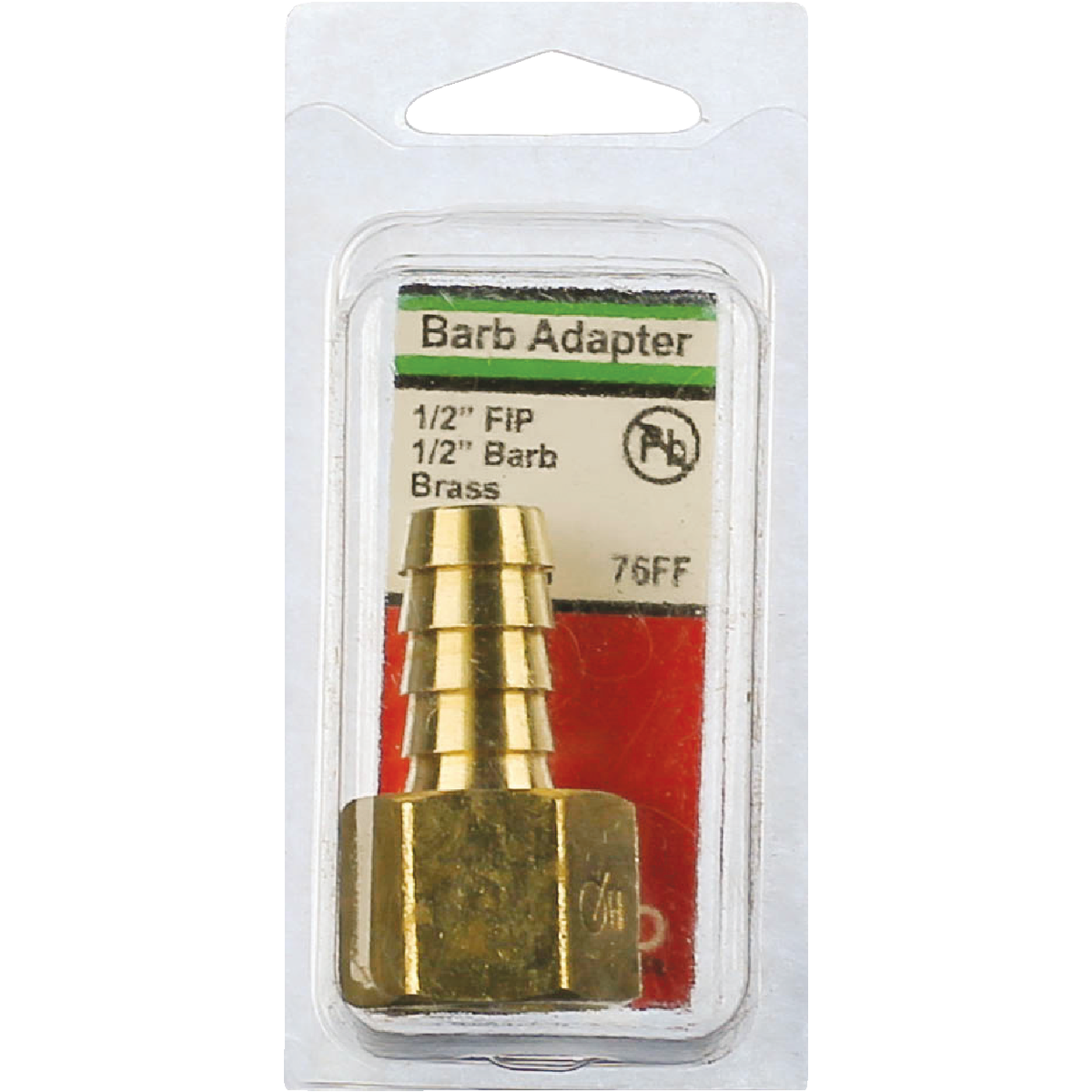 Lasco 1/2 In. FPT x 1/2 In. Brass Hose Barb Adapter Image 2