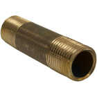 Lasco 1/8 In. MPT x 1-1/2 In. Short Brass Nipple Image 1