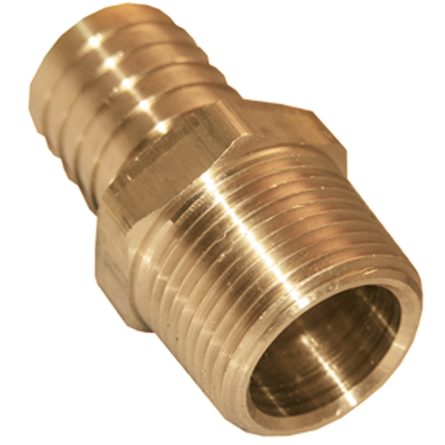 Lasco 1/4 In. MPT X 1/4 In. Brass Hose Barb Adapter Image 1
