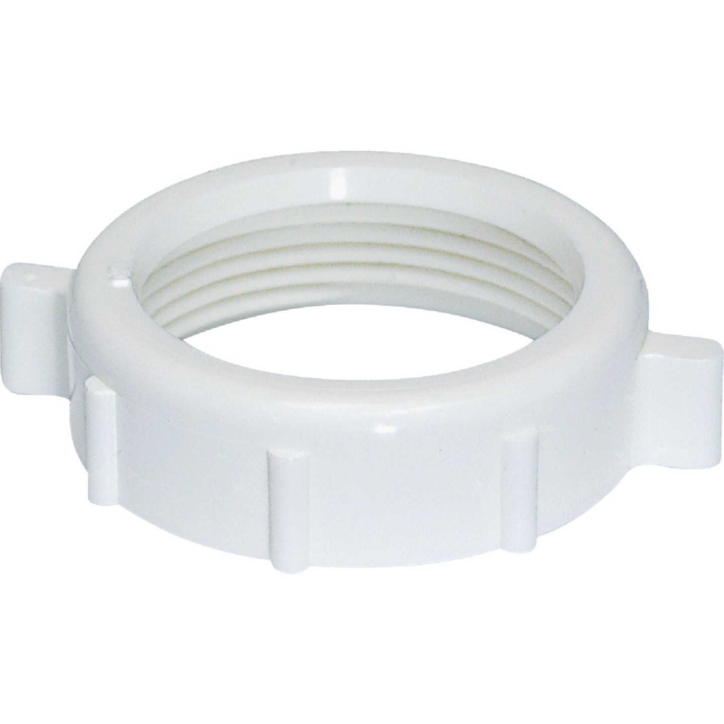 Eastman EZ-FLO 1-1/2 In. White Plastic Slip Joint Nut (10-Pack) Image 1