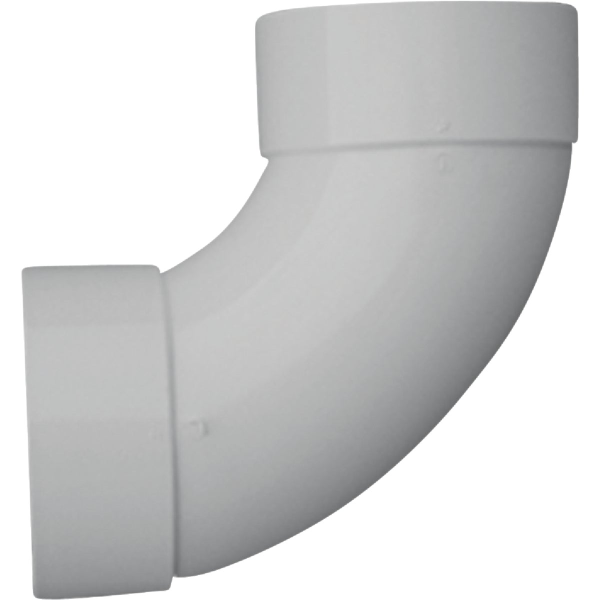 IPEX 6 In. SDR 35 90 Deg. PVC Sewer and Drain Sanitary Elbow (1/4 Bend) Image 1
