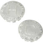 Lasco Price Pfister Clear to White Handle Button Image 1
