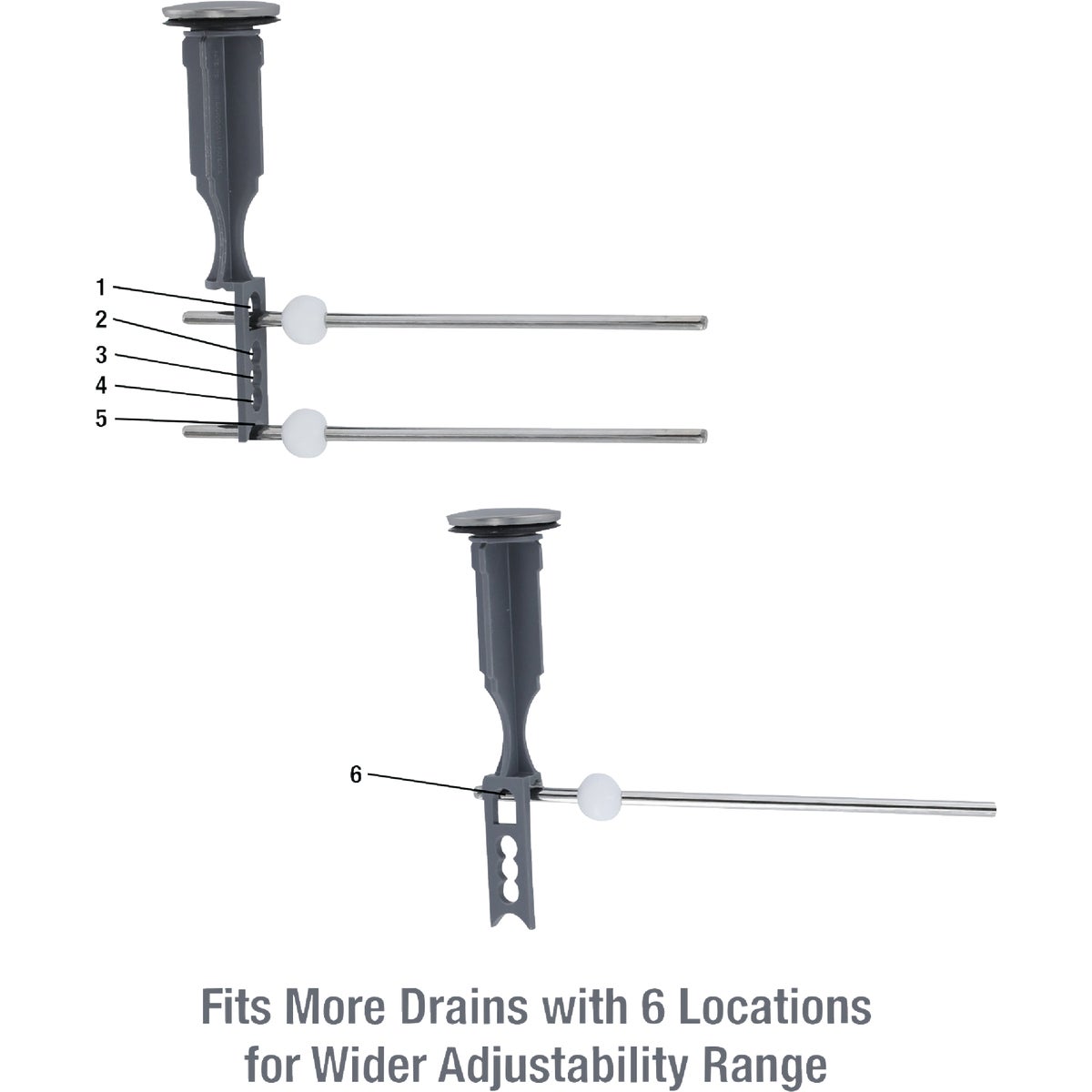 Danco 1-3/8 In.Universal Pop-Up Bathroom Sink Plunger Image 6