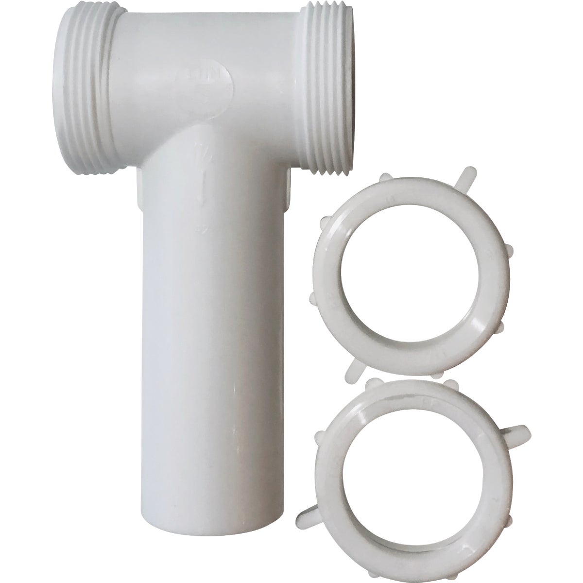 Do it Best 1-1/2 In. White Polypropylene Center Outlet Tee Image 4