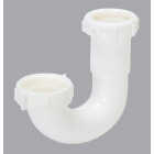 Do it Best 1-1/2 In. or 1-1/4 In White Plastic J-Bend, Carded Image 1