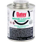 Oatey 1 Pt. Medium Bodied Clear PVC Cement Image 1