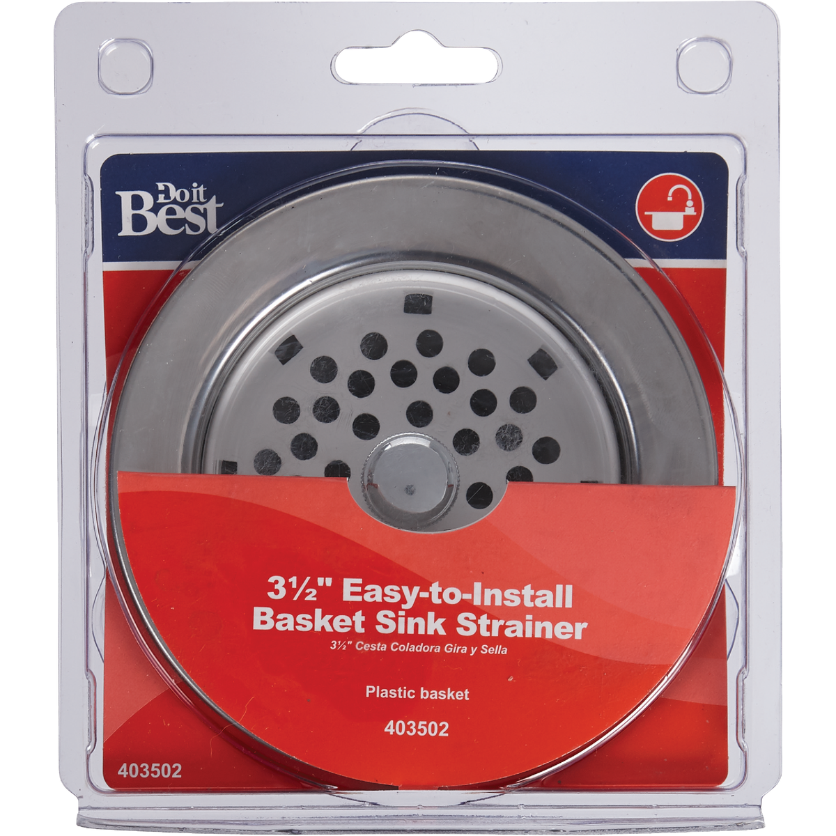 Do it 3-1/2 In. ABS & Stainless Steel Basket Strainer Assembly Image 2