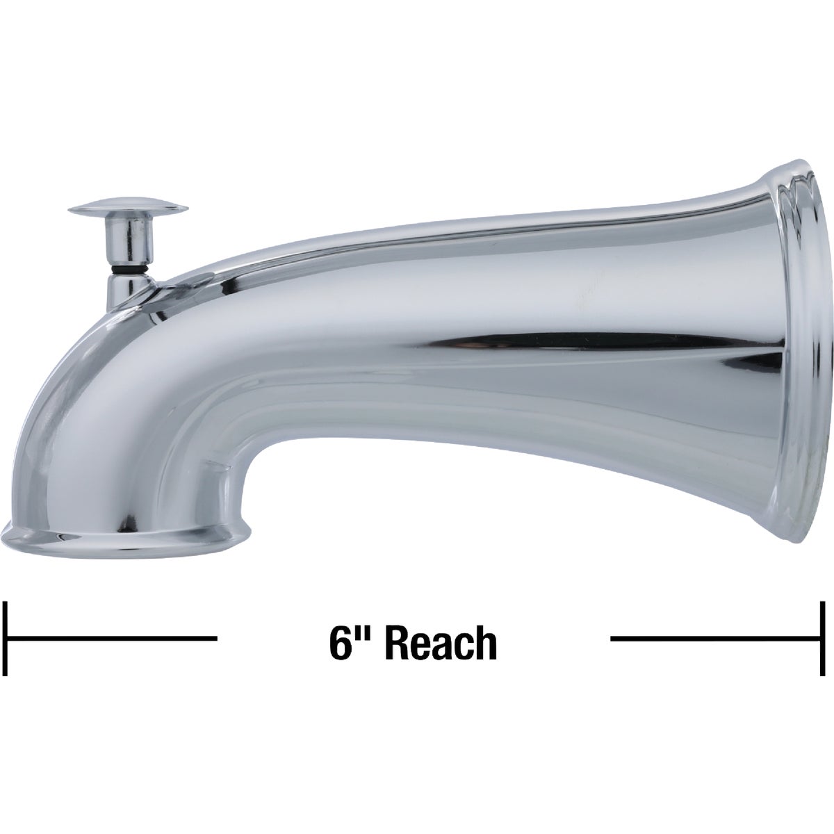 Danco 6 In. Chrome Bathtub Spout with Diverter Image 6