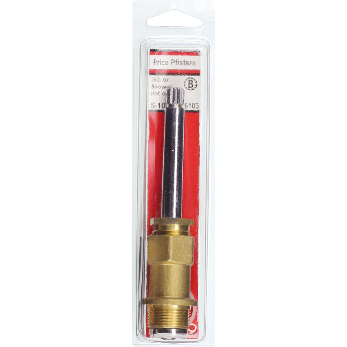 Lasco Price Pfister #6103 Hot/Cold Brass Bathtub Stem Image 2