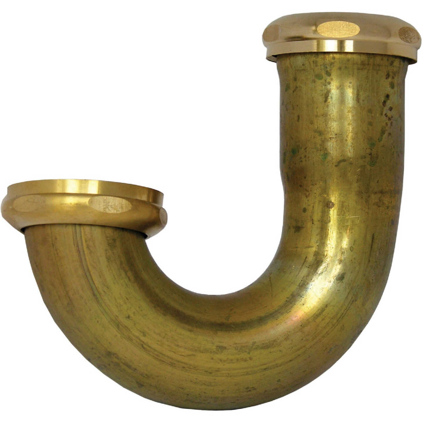 Lasco 1-1/2 In. LA Pattern Rough Brass J-Bend Image 1