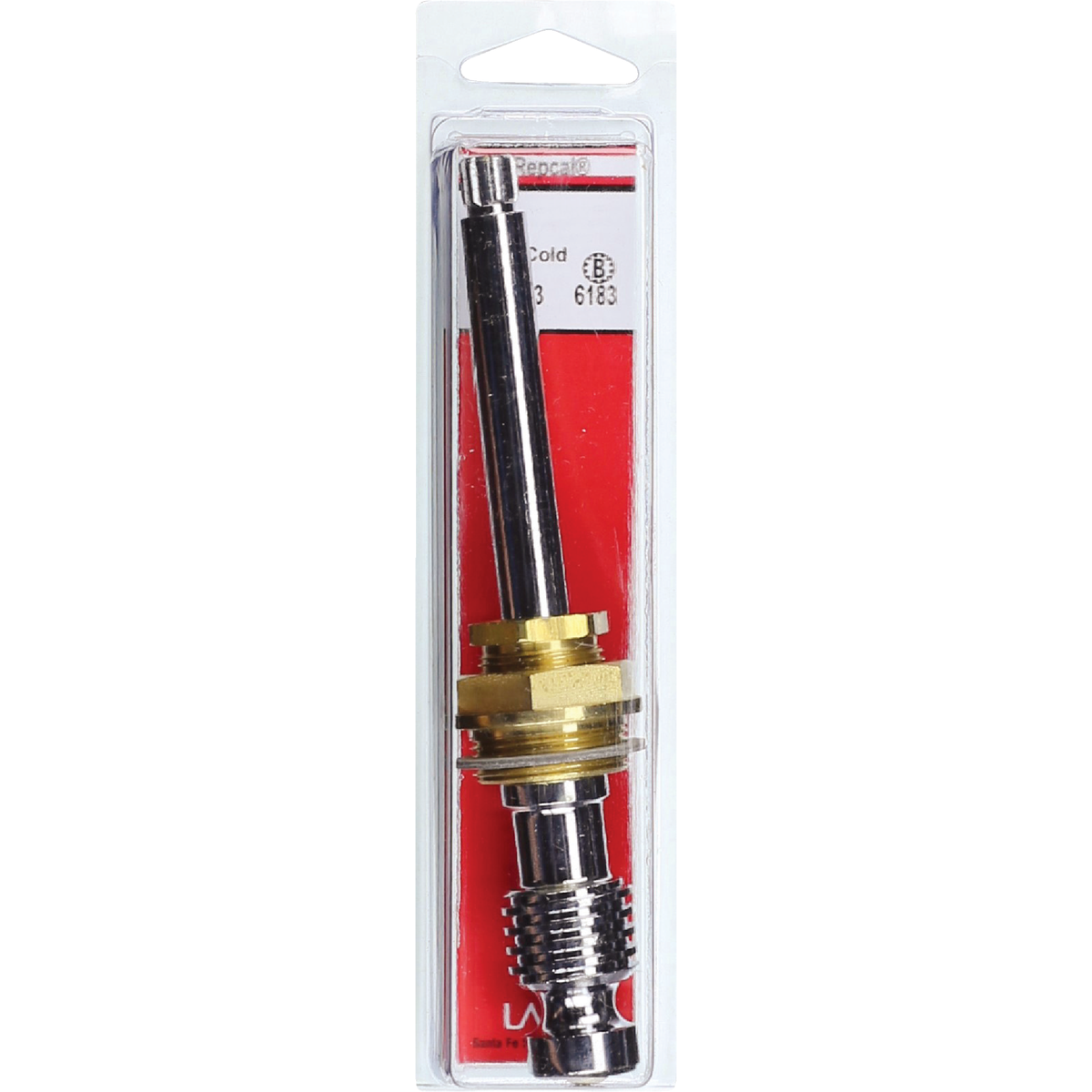 Lasco Repcal #6183 Hot/Cold Brass Assembly Bathtub Stem Image 2