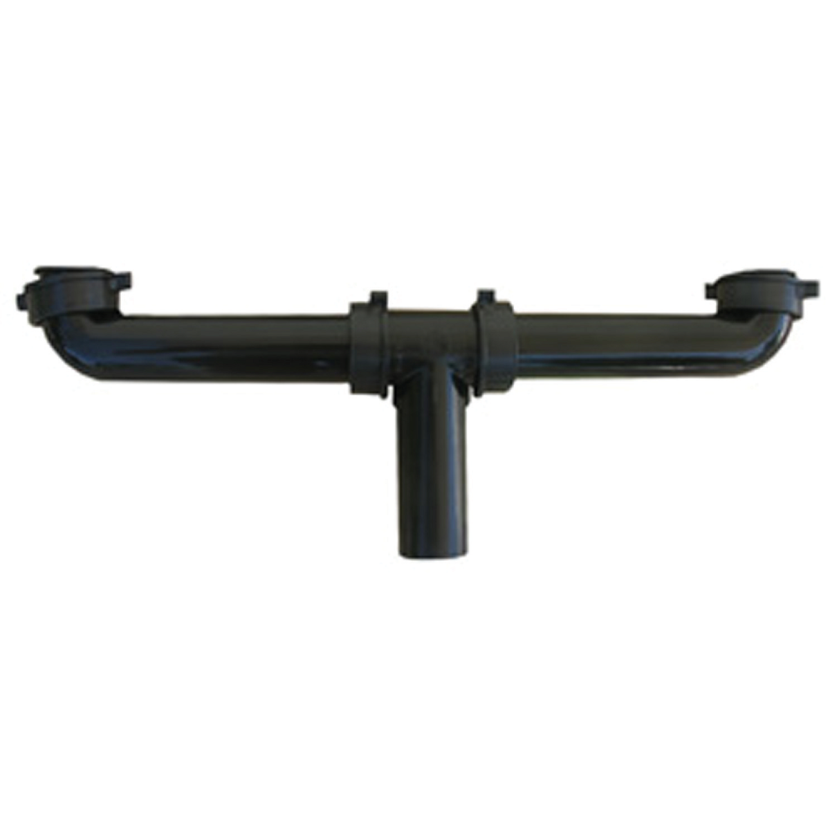Lasco 1-1/2 In. x 16 In. Black Plastic Center Outlet Waste Image 1