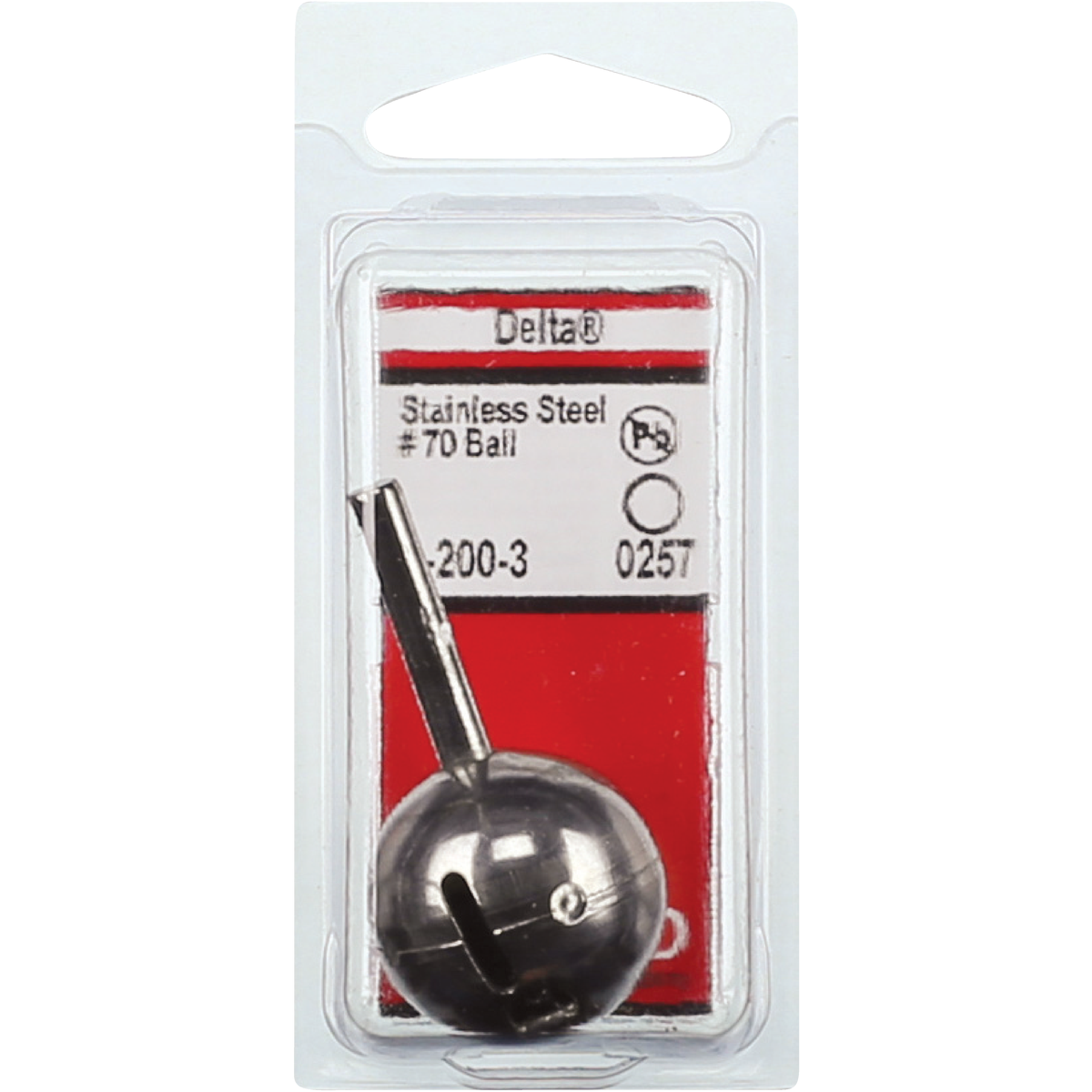 Lasco No. 70 Stainless Steel Ball Replacement for Delta Single-Handle Faucet Image 2